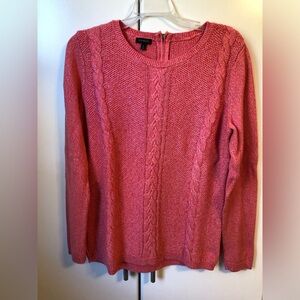 Talbots Sweater Pink/Orange Size M. EUC.
